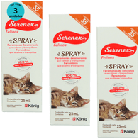 Kit-3-Serenex-Spray-25ml-Para-Gatos