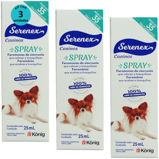 Kit-3-Serenex-Spray-25ml-Para-Caes