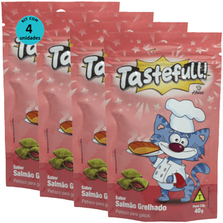 Kit-4-Tastefull-Gatos-Sabor-Salmao-Grelhado-40g
