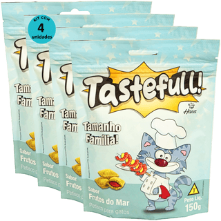 Kit-4-Tastefull-Gatos-Sabor-Frutos-do-Mar-150g