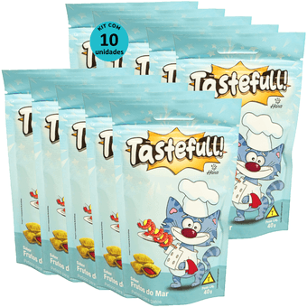 Kit-10-Tastefull-Gatos-Sabor-Frutos-do-Mar-40g Kit-10-Tastefull-Gatos-Sabor-Frutos-do-Mar-40g