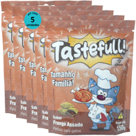 Kit-5-Tastefull-Gatos-Sabor-Frango-Assado-150g