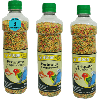 Kit-3-Alcon-Eco-Periquito-310g Kit-3-Alcon-Eco-Periquito-310g
