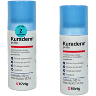 Kit-2-Kuraderm-Prata-Konig-100ml