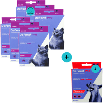 Kit-6-Defend-Pro-Gatos---1-Caes-11-a-20Kg Kit-6-Defend-Pro-Gatos---1-Caes-11-a-20Kg
