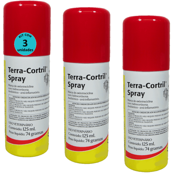 Kit-3-Terra-Cortril-Spray-125ml Kit-3-Terra-Cortril-Spray-125ml