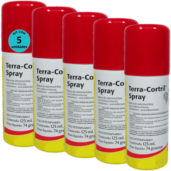 Kit-5-Terra-Cortril-Spray-125ml Kit-5-Terra-Cortril-Spray-125ml