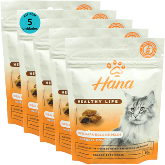 Kit-5-Hana-Gatos-HairBall-Control-60g Kit-5-Hana-Gatos-HairBall-Control-60g