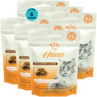 Kit-6-Hana-Gatos-HairBall-Control-60g Kit-6-Hana-Gatos-HairBall-Control-60g