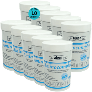 Kit-10-Alcon-Club-Health-Aminocomplex-100g