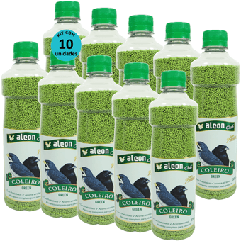 Kit-10-Alcon-Club-Coleiro-Green-325g-Super-Premium Kit-10-Alcon-Club-Coleiro-Green-325g-Super-Premium
