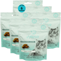 Kit-6-Snacks-Hana-Healthy-Life-Cat-sensations-Gatos-Adultos-60g