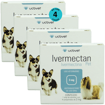 Kit-4-Ivermectan-Pet-3mg-com-4-comprimidos Kit-4-Ivermectan-Pet-3mg-com-4-comprimidos