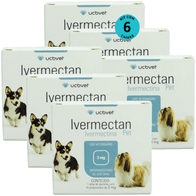 Kit-6-Ivermectan-Pet-3mg-com-4-comprimidos