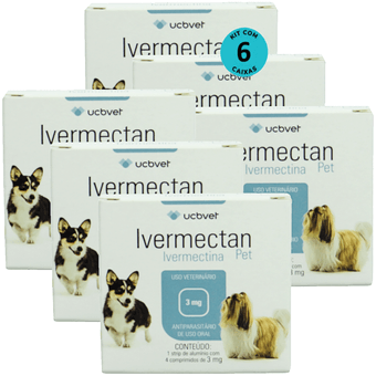 Kit-6-Ivermectan-Pet-3mg-com-4-comprimidos Kit-6-Ivermectan-Pet-3mg-com-4-comprimidos