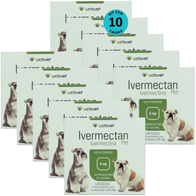 Kit-10-Ivermectan-Pet-6mg-com-4-comprimidos