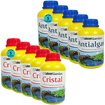 Kit-5-Cristal-1L---5-Antialgas-1Kg Kit-5-Cristal-1L---5-Antialgas-1Kg