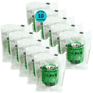 Kit-10-Atadura-Verde-5cm-BandFlex