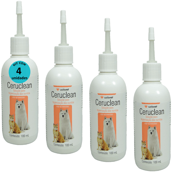Kit-4-Ceruclean-100ml-Caes-e-Gatos Kit-4-Ceruclean-100ml-Caes-e-Gatos