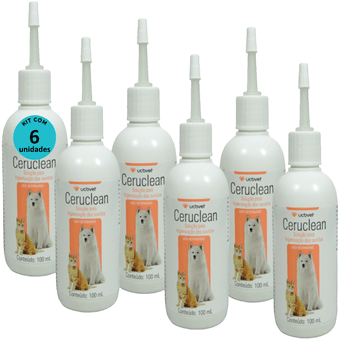 Kit-6-Ceruclean-100ml-Caes-e-Gatos Kit-6-Ceruclean-100ml-Caes-e-Gatos