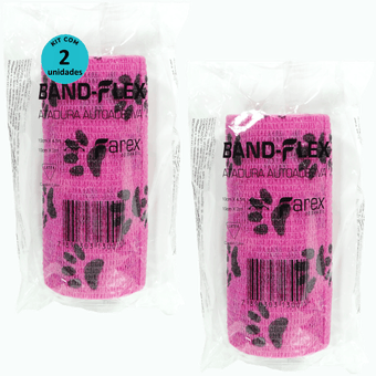 Kit-2-Atadura-Band-Flex-Rosa-com-Patinhas-10cm Kit-2-Atadura-Band-Flex-Rosa-com-Patinhas-10cm
