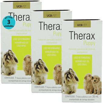 Kit-3-Therax-Puppy-20ml-Caes Kit-3-Therax-Puppy-20ml-Caes