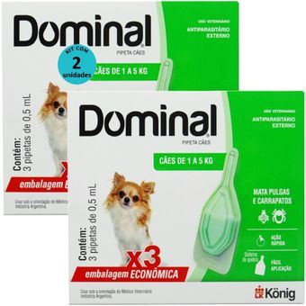 DOMINAL-PIPETA-PARA-CAES-1-A-5KG-05ML-VERDE-3-UNID.-KIT-COM-2-CXS1 DOMINAL-PIPETA-PARA-CAES-1-A-5KG-05ML-VERDE-3-UNID.-KIT-COM-2-CXS1