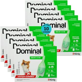 DOMINAL-PIPETA-PARA-CAES-1-A-5KG-05ML-VERDE-3-UNID.-KIT-COM-10-CXS1 DOMINAL-PIPETA-PARA-CAES-1-A-5KG-05ML-VERDE-3-UNID.-KIT-COM-10-CXS1