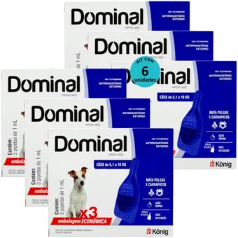 DOMINAL-PIPETA-PARA-CAES-51-A-10KG-1ML-AZUL-COM-3-UNID.-KIT-COM-6-CXS1 DOMINAL-PIPETA-PARA-CAES-51-A-10KG-1ML-AZUL-COM-3-UNID.-KIT-COM-6-CXS1