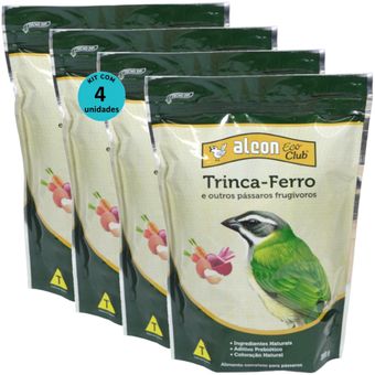 ALCON-ECO-CLUB-TRINCA-FERRO-E-OUTROS-PASSAROS-FRUGIVOROS-300G-KIT-COM-41 ALCON-ECO-CLUB-TRINCA-FERRO-E-OUTROS-PASSAROS-FRUGIVOROS-300G-KIT-COM-41