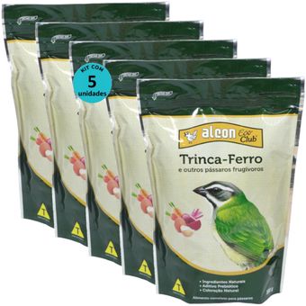 ALCON-ECO-CLUB-TRINCA-FERRO-E-OUTROS-PASSAROS-FRUGIVOROS-300G-KIT-COM-51 ALCON-ECO-CLUB-TRINCA-FERRO-E-OUTROS-PASSAROS-FRUGIVOROS-300G-KIT-COM-51