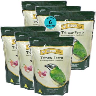 ALCON-ECO-CLUB-TRINCA-FERRO-E-OUTROS-PASSAROS-FRUGIVOROS-300G-KIT-COM-61 ALCON-ECO-CLUB-TRINCA-FERRO-E-OUTROS-PASSAROS-FRUGIVOROS-300G-KIT-COM-61