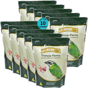 ALCON-ECO-CLUB-TRINCA-FERRO-E-OUTROS-PASSAROS-FRUGIVOROS-300G-KIT-COM-101 ALCON-ECO-CLUB-TRINCA-FERRO-E-OUTROS-PASSAROS-FRUGIVOROS-300G-KIT-COM-101
