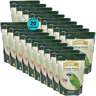 ALCON-ECO-CLUB-TRINCA-FERRO-E-OUTROS-PASSAROS-FRUGIVOROS-300G-KIT-COM-201 ALCON-ECO-CLUB-TRINCA-FERRO-E-OUTROS-PASSAROS-FRUGIVOROS-300G-KIT-COM-201