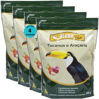 ALCON-ECO-CLUB-TUCANOS-E-ARACARIS-450G-KIT-COM-4-RACAO-PARA-AVES1