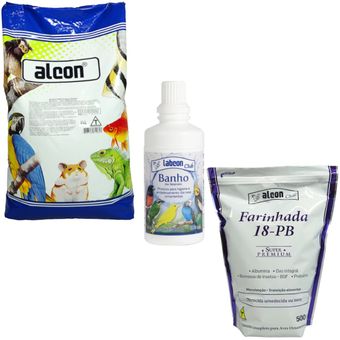 KIT-ALCON-CLUB-COLEIRO-GREEN-5KG-- ALCON-CLUB-BANHO-100ML-- ALCON-CLUB-FARINHADA-18-PB-500G1 KIT-ALCON-CLUB-COLEIRO-GREEN-5KG-- ALCON-CLUB-BANHO-100ML-- ALCON-CLUB-FARINHADA-18-PB-500G1