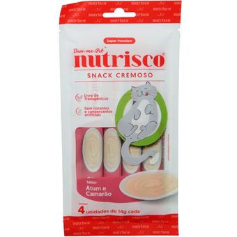 SNACK-CREMOSO-NUTRISCO-GATOS-14G-ATUM-E-CAMARAO-COM-4-UN1 SNACK-CREMOSO-NUTRISCO-GATOS-14G-ATUM-E-CAMARAO-COM-4-UN1