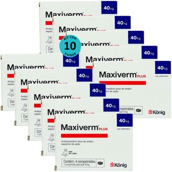 MAXIVERM-PLUS-660MG-COM 4-COMPRIMIDOS-KONIG-KIT-COM-101 MAXIVERM-PLUS-660MG-COM 4-COMPRIMIDOS-KONIG-KIT-COM-101