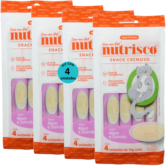 Kit-4-Nutrisco-Atum-e-Salmao-Com-4-unid-14g Kit-4-Nutrisco-Atum-e-Salmao-Com-4-unid-14g