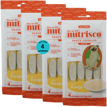 Kit-4-Nutrisco-Frango-Caes-Com-4-unid-14g Kit-4-Nutrisco-Frango-Caes-Com-4-unid-14g