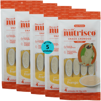 Kit-5-Nutrisco-Frango-Caes-Com-4-unid-14g Kit-5-Nutrisco-Frango-Caes-Com-4-unid-14g
