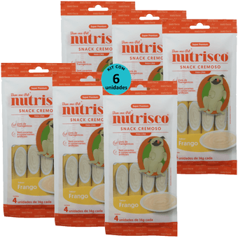 Kit-6-Nutrisco-Frango-Caes-Com-4-unid-14g Kit-6-Nutrisco-Frango-Caes-Com-4-unid-14g