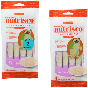 Kit-2-Nutrisco-Salmao-Caes-Com-4-unid-14g Kit-2-Nutrisco-Salmao-Caes-Com-4-unid-14g