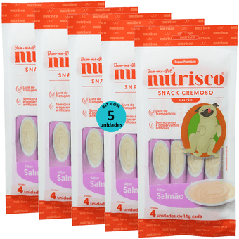 Kit-5-Nutrisco-Salmao-Caes-Com-4-unid-14g Kit-5-Nutrisco-Salmao-Caes-Com-4-unid-14g