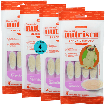 Kit-4-Nutrisco-Salmao-Caes-Com-4-unid-14g Kit-4-Nutrisco-Salmao-Caes-Com-4-unid-14g