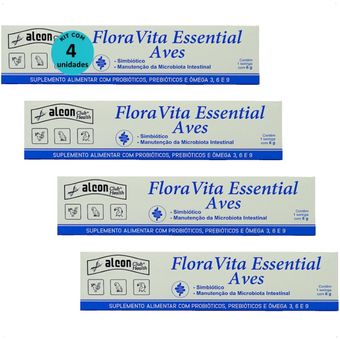ALCON-FLORA-VITA-ESSENTIAL-PARA-AVES-PASSAROS-6G-KIT-COM-41 ALCON-FLORA-VITA-ESSENTIAL-PARA-AVES-PASSAROS-6G-KIT-COM-41