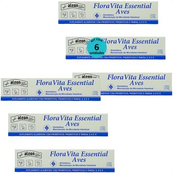 ALCON-FLORA-VITA-ESSENTIAL-PARA-AVES-PASSAROS-6G-KIT-COM-61 ALCON-FLORA-VITA-ESSENTIAL-PARA-AVES-PASSAROS-6G-KIT-COM-61