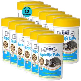 KIT-12-REPTOLIFE-BABY-25G-RACAO-TARTARUGA-FILHOTE-ALCON-PET1 KIT-12-REPTOLIFE-BABY-25G-RACAO-TARTARUGA-FILHOTE-ALCON-PET1