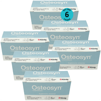 Kit-6-Osteosyn-Konig-660mg-Para-Caes-Pequenos-E-Medios-Com-60-Comprimidos Kit-6-Osteosyn-Konig-660mg-Para-Caes-Pequenos-E-Medios-Com-60-Comprimidos