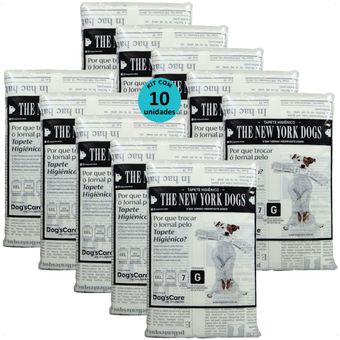 TAPETE-HIGIENICO-THE-NEW-YORK-DOGS-TAMANHO-G-7-UN-82X60-CM-KIT-COM-101 TAPETE-HIGIENICO-THE-NEW-YORK-DOGS-TAMANHO-G-7-UN-82X60-CM-KIT-COM-101